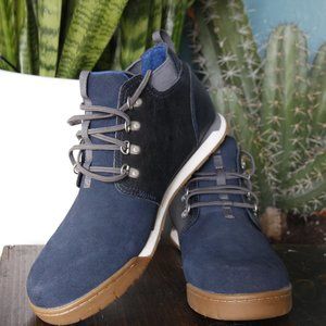 Forsake Blue Suede & Leather Boots